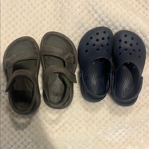 Crocs and Tevas set - Toddler 9 & 10